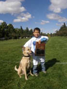 Colby and Seiji, frisbee champs!